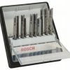 Bosch 2607010541 Stichsägeblatt ROBUSTLINE 10er Metall Expert Set, T-Schaft