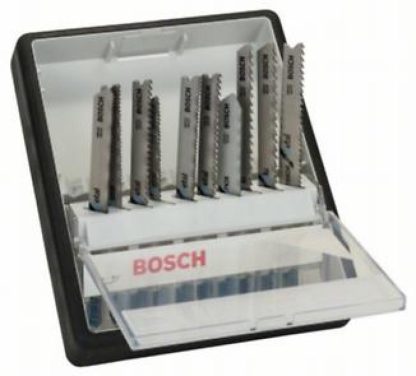 Bosch 2607010541 Stichsägeblatt ROBUSTLINE 10er Metall Expert Set, T-Schaft