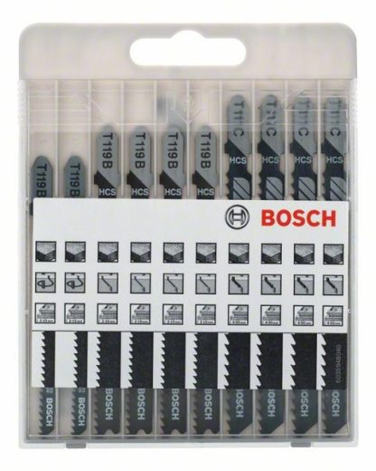 Bosch 2607010629 Stichsägeblatt x -Pro Line STS Set Basic for Wood, 10tlg.
