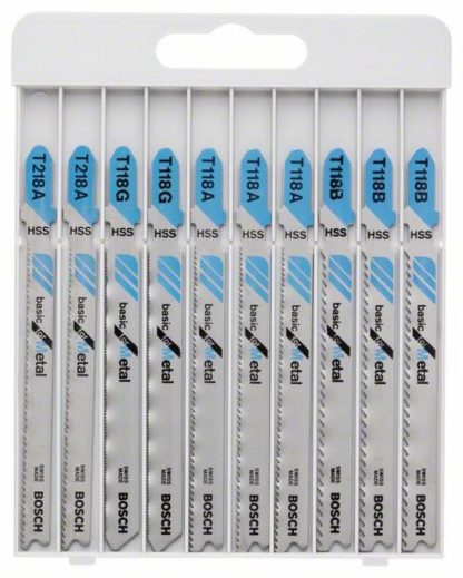 Bosch 2607010631 Stichsägeblatt x -Pro Line STS Set Basic for Metal, 10tlg.