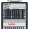 Bosch Pro 10tlg. Stichsägeblatt-Set Robust Line Wood Expert zum Sägen in Holz