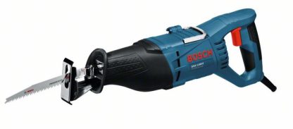 Bosch Professional GSA 1100 E Säbelsäge, 2 Sägeblätter (Holz, Metall), LED-Licht, 230 mm Schnitttiefe, 1.100 W, Koffer