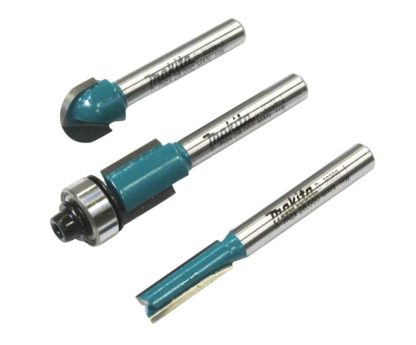 Makita D-30209 Fräser-Set, 3 stück