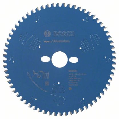Bosch Kreissägeblatt Expert für Aluminium, 216 x 30 x 2,6 mm, Zähnezahl 64, 1 Stück, 2608644110