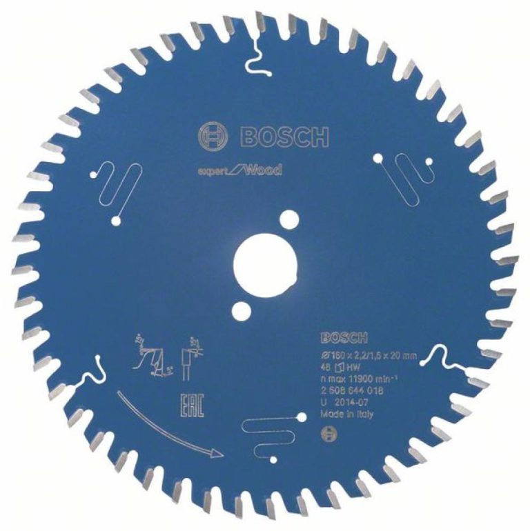 Bosch Kreissägeblatt Expert für Holz, 160 x 20 x 2,2 mm, Zähnezahl 48, 1 Stück, 2608644018