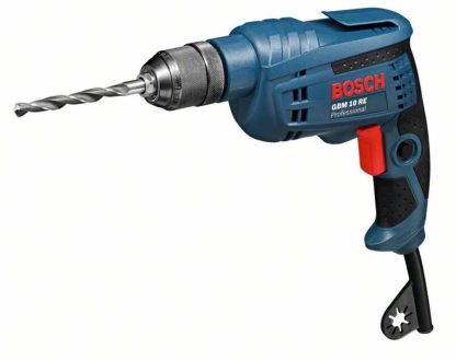 Bosch Professional GBM 10 RE Bohrmaschine, 600 W, 1-10 mm Schnellspannborhfutter
