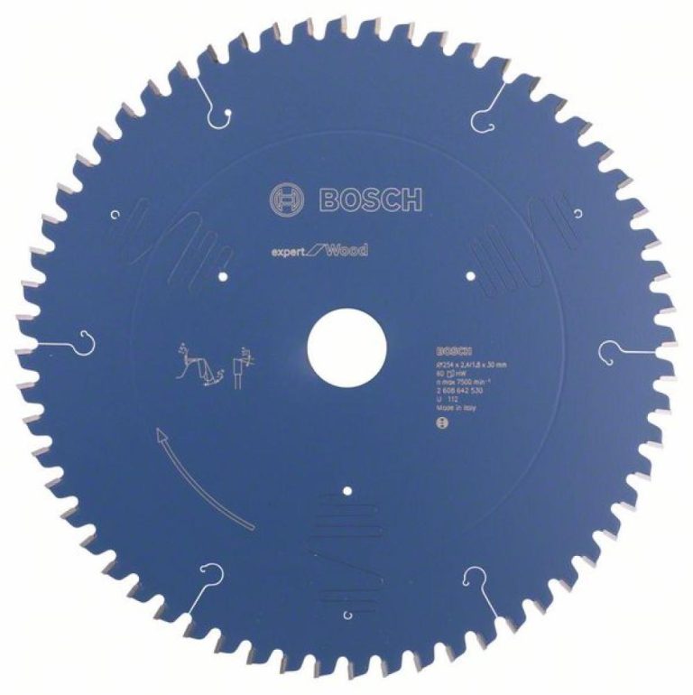 Bosch 2608642530 Kreissägeblatt Expert for Wood 254 x 30 x 2.4 mm Z60T