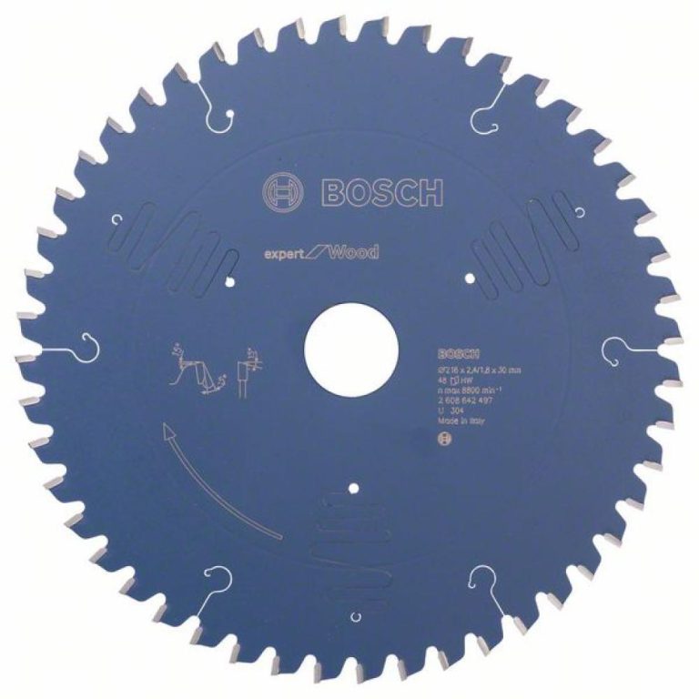 Bosch 2608642497 Kreissägeblatt Expert for Wood 216 x 30 x 2.4 mm Z48T