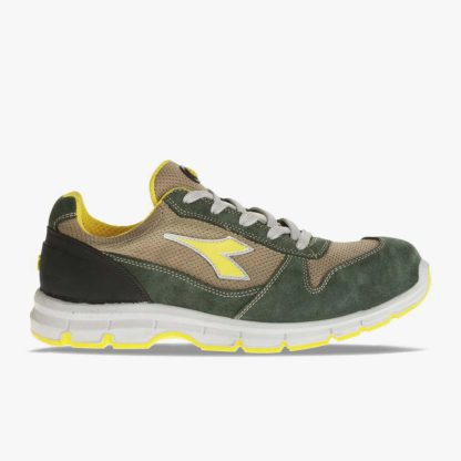 Diadora Run Textile Low S1P grün/beige (158619-C4905)