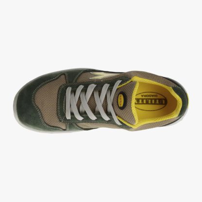 Diadora Run Textile Low S1P grün/beige (158619-C4905)