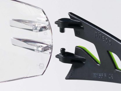 Uvex Schutzbrille pheos schwarz/grün (9192.225)