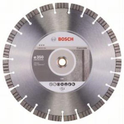 Bosch Professional Diamanttrennscheibe Best für Concrete, 350 x 20,00/25,40 x 3,2 x 15mm, 2608602658