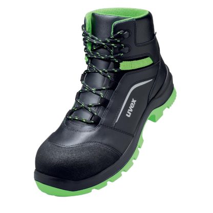 Uvex 2 xenova Schnürstiefel S3 schwarz/grün (95662)