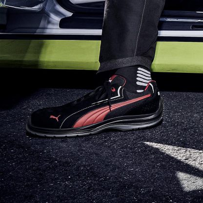 Puma TOURING BLACK SUEDE LOW S3 ESD SRC (643440)