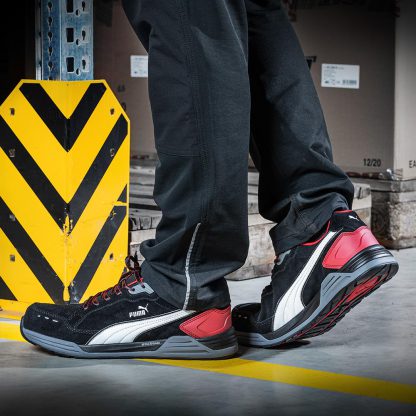 Puma AIRTWIST BLACK-RED LOW S3 (644630)