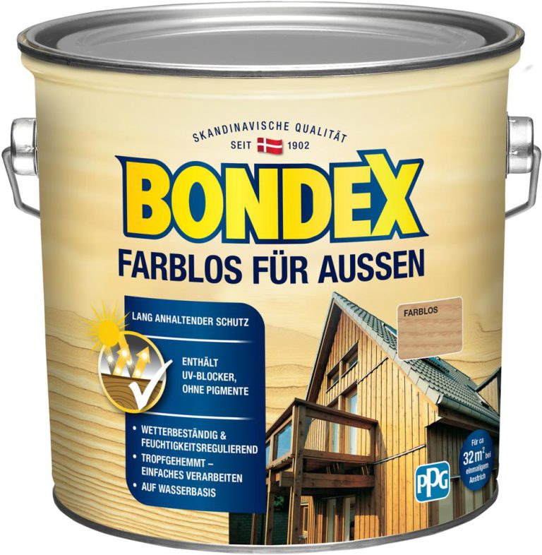 Bondex Farblos für Außen Farblos 2,50 l - 330032