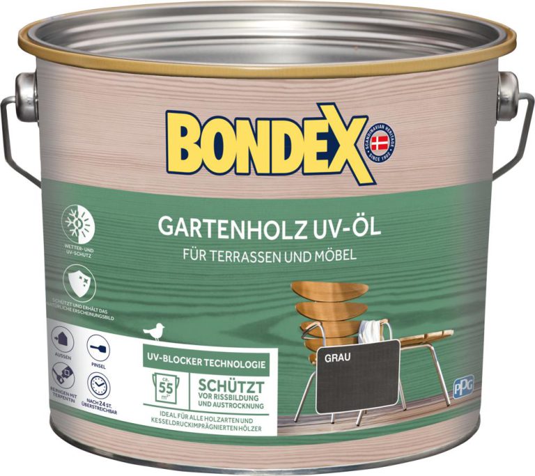 Bondex Holzöl UV-Öl grau 2,5 Liter