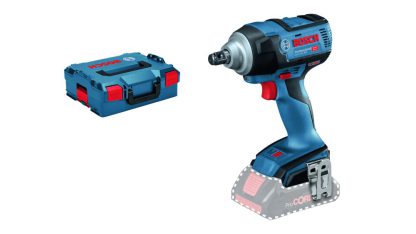 Bosch Professional 18V System Akku Drehschlagschrauber GDS 18V-300 ohne Akkus und Ladegerät, in L-BOXX