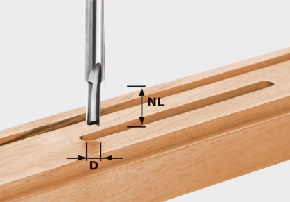 FESTOOL Nutfräser VHW 6 x 14 mm Schaft 8 mm - 490955