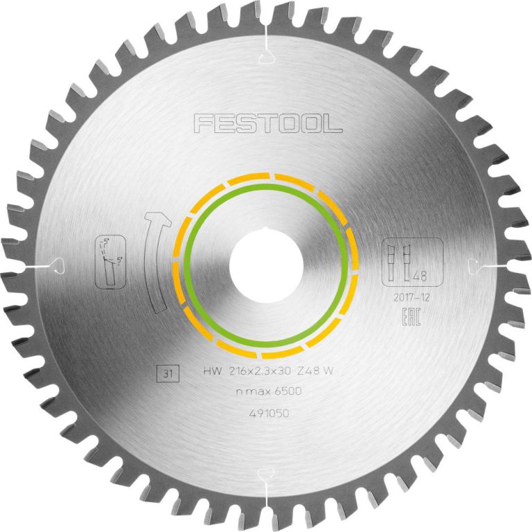 Festool 491050 Kreissägeblatt HW 216 x 2.3 x 30 W48