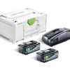 Festool Energie-Set SYS 18V 2x8,0/SCA16 (mit Akkupacks BP 18 Li 8,0 ASI, Schnellladegerät), im Systainer, 577327