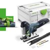Festool Akku-Pendelstichsäge PSC 420 EB-Basic-4,0 CARVEX (mit Akkupack, Sägeblätter, Splitterschutz), im Systainer, 5770