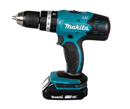 Makita Akku-Schlagbohrschrauber DHP453RFX2 18 V / 3,0 Ah im Alukoffer inklusiv 96-teilig Zubehörset