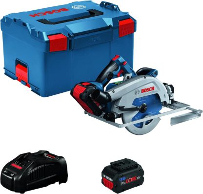 Bosch Professional BITURBO Akku Handkreissäge GKS 18V-68 GC 2xPC 5,5Ah und Ladegerät