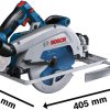 Bosch Professional BITURBO Akku Handkreissäge GKS 18V-68 GC 2xPC 5,5Ah und Ladegerät