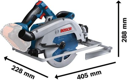 Bosch Professional BITURBO Akku Handkreissäge GKS 18V-68 GC 2xPC 5,5Ah und Ladegerät