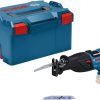 Bosch Professional BITURBO Akku-Säbelsäge GSA 18V-28 (ohne Akkus und Ladegerät) in L-Boxx 06016C0001
