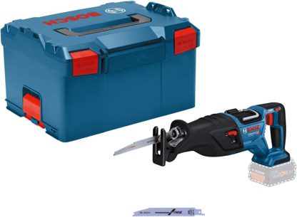Bosch Professional BITURBO Akku-Säbelsäge GSA 18V-28 (ohne Akkus und Ladegerät) in L-Boxx 06016C0001