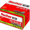 Fischer Unimet Universaldübel Fischer U X 6R 100St