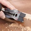 kwb Bohrhilfe / Bohrlehre Ø 44899 mm DrillBlock für rechtwinklige / gerade u. präzise Bohrungen auf Oberflächen, Rundmat