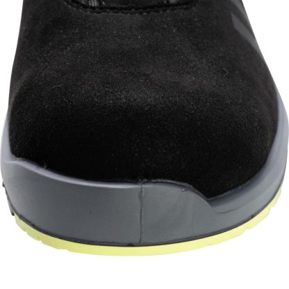Uvex 1 Halbschuh mit BOA Fit System, Sicherheitsschuhe S2 SRC, Arbeitsschuhe für Damen & Herren, Schwarz/Lime