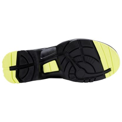 Uvex 1 Halbschuh mit BOA Fit System, Sicherheitsschuhe S2 SRC, Arbeitsschuhe für Damen & Herren, Schwarz/Lime