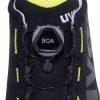 Uvex 1 Halbschuh mit BOA Fit System, Sicherheitsschuhe S2 SRC, Arbeitsschuhe für Damen & Herren, Schwarz/Lime