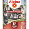 Alpina Wetterschutz-Farbe deckend anthrazitgrau 2,5L - 951211