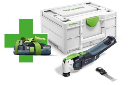 FESTOOL Akku-Oszillierer OSC 18 LI E-Basic 18,0 Volt / 4,0 Ah, 577033