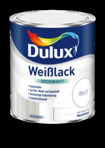 Dulux 5194724 Weißlackseidenmatt weiß 750ml