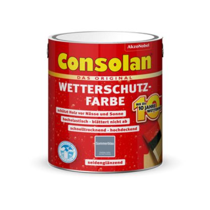 Consolan Wetterschutzfarbe sommerblau - 5844408