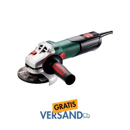 Metabo Winkelschleifer WEV 11-125 Quick (603625000) mit Drehzahlregelung 1100W, Scheiben-Ø: 125 mm
