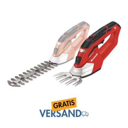 Einhell Akku-Gras- und Strauchschere GE-CG 12 Li 1,5Ah Akku und Teleskopstiel - 3410401