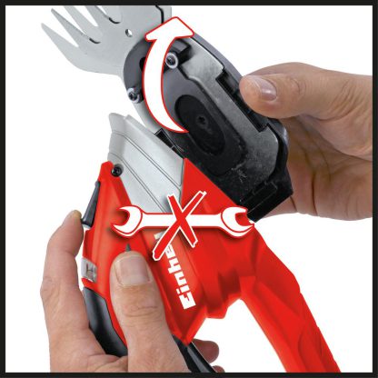 Einhell Akku-Gras- und Strauchschere GE-CG 12 Li 1,5Ah Akku und Teleskopstiel - 3410401