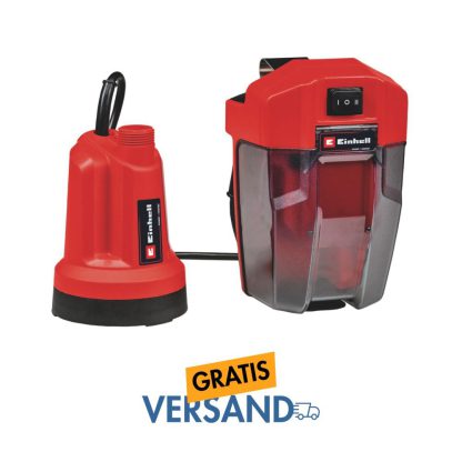Einhell Akku-Klarwasserpumpe GE-SP 18 LL Li mit 1x4,0Ah Akku und Ladegerät - 4181561