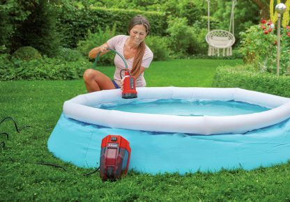 Einhell Akku-Klarwasserpumpe GE-SP 18 LL Li mit 1x4,0Ah Akku und Ladegerät - 4181561