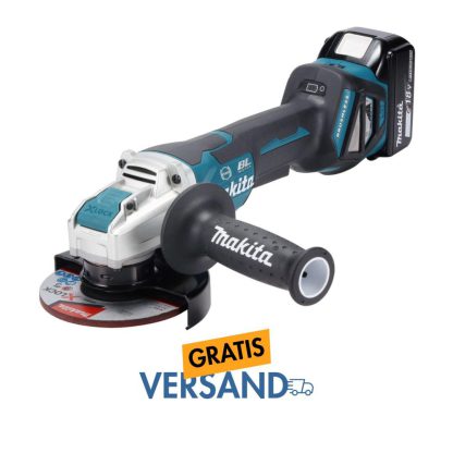 Makita DGA519Z Winkelschleifer 18 V (ohne Akku, ohne Ladegerät) X-Lock