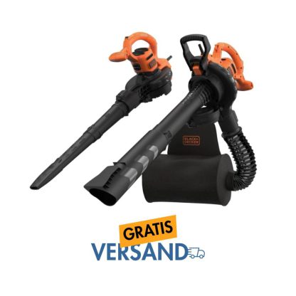 Black & Decker Elektrischer Laubsauger; 3.000W; BEBLV300-QS