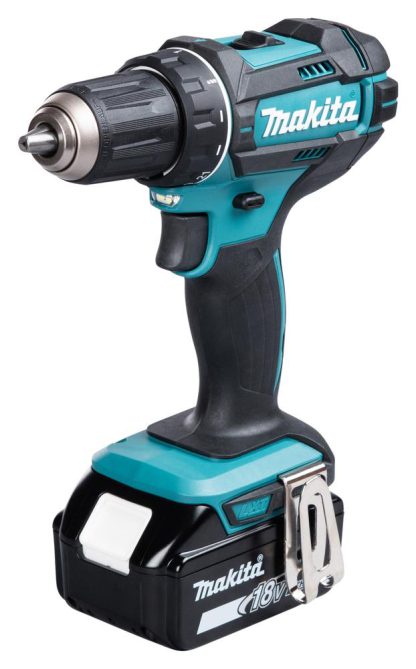 Makita DDF482Z Bohrschrauber 18,0 V (ohne Akku, ohne Ladegerät), 18 V, Schwarz, Blau