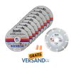 kwb 712032 - Diamanttrennscheiben Set für Winkelschleifer 125 mm x1,0, Metall und Stein